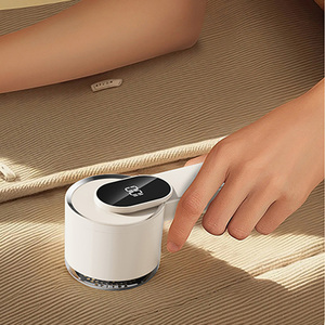 Éliminateur de peluches rechargeable avec écran LED, lames en acier inoxydable, corps en ABS, chargement Type C, pour vêtements en laine, moderne et portable - Product Image 3