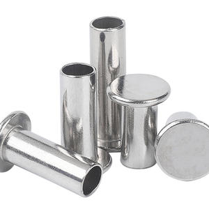 Remaches de fábrica 304 Remache de acero inoxidable Cabeza plana Remaches de doble tapa macho y hembra - Product Image 5