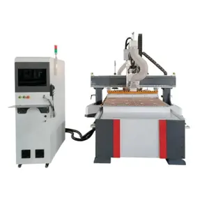 5*10ft Woodworking ATC router with Vacuum table 9kw auto tool changers cabinets doors making machine wood nesting boring machine