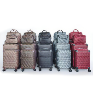 Werksgroßhandel 6-teiliges Set Trolley-Koffer Wasserdichtes PU-Material Spinner-Rollen TSA-Schloss Schlichter Stil Mutter-Kind PC-Box Karton - Product Image 6