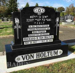 Monument funéraire vertical / pierres tombales Plaques commémoratives Monument noir <span class=keywords><strong>Cimetière</strong></span> Bon marché Américain - Product Image 5