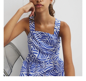 Tenue d'été en coton élégante et amusante pour filles, avec un style inspiré de l'artisanat décoratif, un tissu respirant et un confort facile - Product Image 4