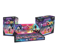 Lot de 20 boîtes en gros – Cartes de collection Topps Disney Neon 2026 (Hobby / Valeur / Mega Collection) – Cadeau pour enfants – Boîte mystère – Jeu de cartes à collectionner