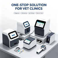 Solution tout-en-un pour les cliniques vétérinaires : analyseur d'immunoanalyse par fluorescence, analyseur d'hématologie, analyseur de gaz du sang, tonomètre