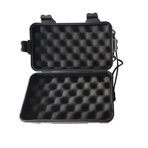 21x12x7cm Small Tool Case for Hunting Flashlight and Accessories Multifunctional Plastic Box Black T3 Case Hard Case 4 Keys