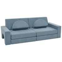 STEM Fort-Bau-Set: 8-teiliges Soft-Play Modulares Sofa für Kinder, Kreatives Schaumstoffblock-Couch-Set mit Cordbezügen, Direkt vom Hersteller
