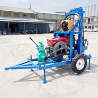 Meilleure conception, machine de forage de puits d'eau de type roue, pour puits peu profonds jusqu'à 150 m de profondeur