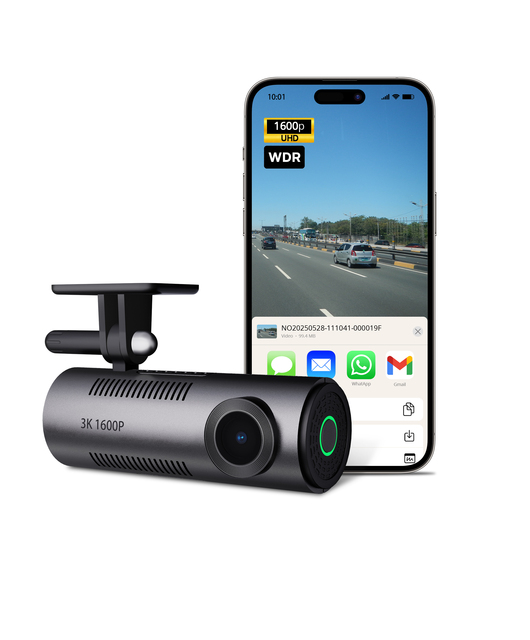 M310 Pro 4K Dash Cam, 170° Wide Angle Car Camera with G-Sensor, Loop Recording, 256 Max Support, No Battery