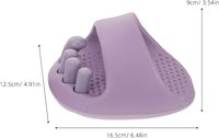 Semelles orthopédiques correctrices pour l'alignement des jambes en O ou en X, inserts pour la supination du pied, soutien de la voûte plantaire, lavables, antidérapantes, pour hommes et femmes, 1 gris rose