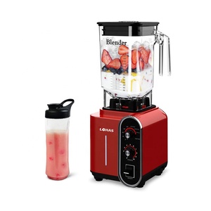 Đa mục đích Máy xay sinh tố thương mại với 2 lọ 220V 110V mạnh mẽ 3HP động cơ tự động thương mại xử lý thực phẩm Máy xay sinh tố trái cây - Product Image 1
