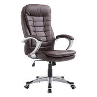 Nouveau design mobilier de bureau en cuir pu, chaise de patron en cuir italien, chaise de bureau de direction