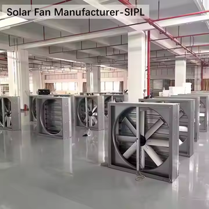 Công Nghiệp Lớn Năng Lượng Mặt Trời Powered Làm Mát Không Khí Tường Fan Cho Chăn Nuôi Trang Trại Nhà Kính Xả Thông Gió Fan Với Năng Lượng Mặt Trời Hệ Thống Bảng Điều Khiển - Product Image 5