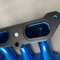 Colector de admisión de aluminio para motor de coche, pieza azul para BMW N54