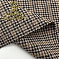Tela de Pantalones para Niñas y Mujeres, Tejida, Orgánica, Transpirable, con Estampado a Cuadros, Teñida con Hilo de Color Personalizado, Engrosada y Elástica