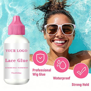 Pegamento para Pelucas de 75ml con Tapa <span class=keywords><strong>Rosa</strong></span>, Adhesivo Invisible Resistente al Agua de Fijación Fuerte para Pelucas, Frontales de Encaje y Toupees, Marca Privada, Fábrica OEM - Product Image 3