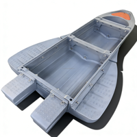 Bateau de pêche pliable en plastique pour l'extérieur