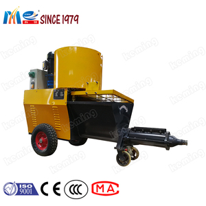 Machine à projeter du mortier CE 380v, machine à enduire intégrée avec un mélangeur pour <span class=keywords><strong>la</strong></span> <span class=keywords><strong>construction</strong></span> - Product Image 2