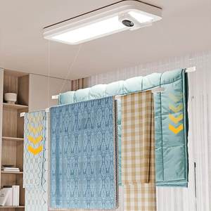 Ultra thin <b>indoor</b> home balcony remote control lifting foldable embedded invisible electric intelligent drying rack - Product Image 3