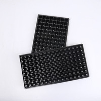 X121 21 \ 32 \ 50 \ 72 \ 98 \ 105 \ 128 \ 200 cellules plateau de germination en plastique durable pour semis de légumes de pépinière avec trous de drainage réutilisables