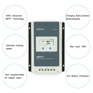 EPever <span class=keywords><strong>EPsolar</strong></span>-<span class=keywords><strong>controlador</strong></span> <span class=keywords><strong>de</strong></span> <span class=keywords><strong>carga</strong></span> Solar automático, regulador <span class=keywords><strong>de</strong></span> sistema <span class=keywords><strong>de</strong></span> Panel Solar Tracer 3210AN, 10A, 20A, 30A, 40A a, 100A, 12V/24V - Product Image 6