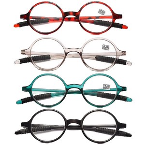 Vintage Full Frame Round White Lens <strong>Reading</strong> <strong>Glasses</strong> Artistic Style <strong>Reading</strong> <strong>Glasses</strong> - Product Image 1