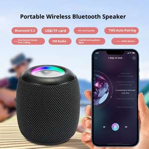 Haut-parleur Bluetooth portable d'extérieur à très longue autonomie |   Mini Subwoofer à <span class=keywords><strong>Basses</strong></span> Puissantes Cadeau Audio - Product Image 3