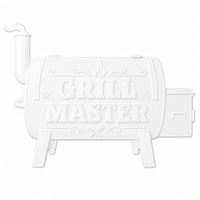 Plaque Métallique Décorative Murale Vintage pour Patio, Motif Grilleur BBQ Amusant, en Étain Embossé, Personnalisable, Fournisseur Direct d'Usine OEM