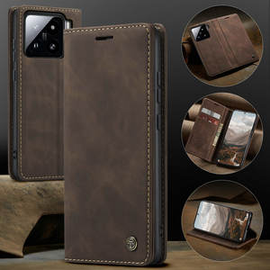 CaseMe étui rétro pour Xiaomi 15 15pro 15ultra 15T 15TPro portefeuille de crédit magnétique housse en cuir pour Xiaomi 15 étuis de téléphone portable - Product Image 6