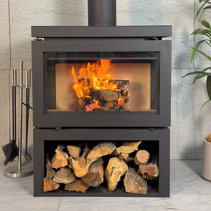 Cheminée à <span class=keywords><strong>bois</strong></span> autoportante <span class=keywords><strong>Chauffage</strong></span> intérieur Poêle à <span class=keywords><strong>bois</strong></span> avec support de rangement pour <span class=keywords><strong>bois</strong></span> de <span class=keywords><strong>chauffage</strong></span> - Product Image 2