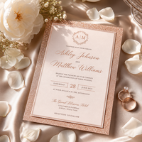 Cartes et invitations de mariage personnalisées : Papier couché imprimé offset de qualité supérieure