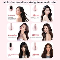 Styler à air chaud détachable avec 7 têtes interchangeables, bouclage bidirectionnel, soin des cheveux, coiffure longue durée, kit de coiffage domestique