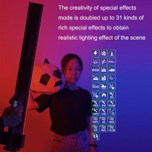YONGNUO YN660 RGB Version Standard + adaptateur d'alimentation bâton lumineux coloré <span class=keywords><strong>mains</strong></span> LED <span class=keywords><strong>photographie</strong></span> lumières de remplissage - Product Image 2
