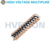 Modules de circuit à revêtement bleu 20KV 501K, empilages de condensateurs, électrodes positives et négatives, assemblage redresseur à doublement de tension