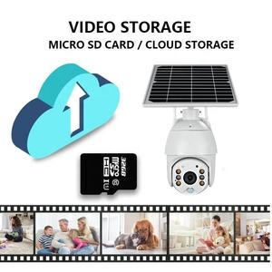 S10 güneş PTZ güvenlik kamera sistemi CMOS 5MP PIR hareket algılama iki yönlü ses IP66 su geçirmez düşük güç şarj edilebilir SD kart - Product Image 6