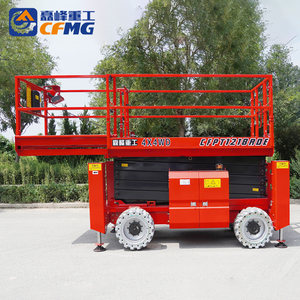 Tijera vertical autopropulsada operada por aire exterior todo terreno electrónica vehículo hombre ascensor <span class=keywords><strong>alquiler</strong></span> China - Product Image 5