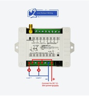 Module RF 433 MHz à code d'apprentissage automatique 1527, télécommande 4 boutons, antenne plastique, portée 100 m, pour la maison
