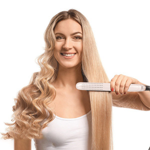 V386 Hair Straightener Dual Use Cool Air Styler Low Temp Curling Anti Scalding Tourmaline Ceramic Electric Multi Styler - Product Image 5