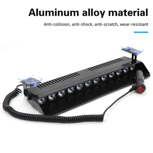 Faro de emergencia <span class=keywords><strong>para</strong></span> <span class=keywords><strong>parabrisas</strong></span> de coche, luz estroboscópica de advertencia de emergencia, 12 <span class=keywords><strong>LED</strong></span>, intermitente, rojo, azul, doble color, gran oferta, 2022 - Product Image 3