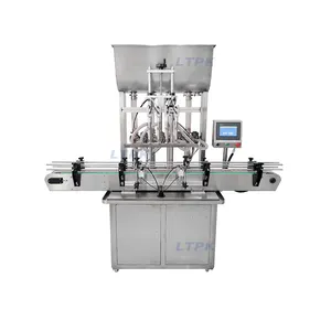 LT-QZDG4 Fully Automatic Filling Production Line for Glass Jar Paste Shampoo Liquid Bottle Filling 100ml with 4 heads