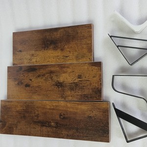 Dongming Bohao Wood Products <b>Wall</b> Mounted MDF Shelf Rectangle <b>Display</b> Rack Easy To Install Not Easy To Split - Product Image 3