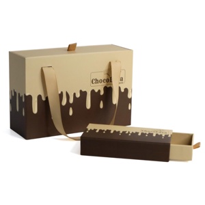 Caja de Chocolate Tipo Cajón, Empaque Personalizado, Fabricante Directo de Fábrica OEM/ODM para Confitería, Venta al por Menor, Empaque de Regalo de Lujo - Product Image 1