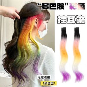 Extensiones de Cabello con Gancho para Oreja, Largas, Rizadas, Coloridas y con Reflejos, para un Estilo Moderno - Product Image 5