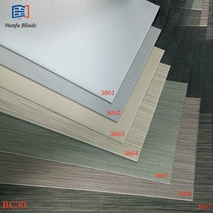 Nuovo stile in poliestere <span class=keywords><strong>Zebra</strong></span> tende in tessuto a doppio rullo tessuto protezione solare manuale <span class=keywords><strong>Zebra</strong></span> tende a rullo tessuto - Product Image 5