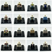 Base de figurine miniature personnalisable avec logo et slogan, accessoires de blocs de construction pour promotion d'entreprise, cadeau de festival