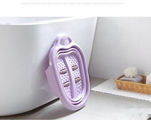 Portátil pies relajarse masaje Spa de gran aumento de pies de barril al aire libre Camping plegable baño de pies - Product Image 4