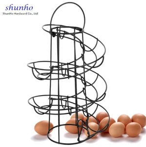 BSCI ที่วางไข่แบบเกลียวพร้อมด้ามจับ,ที่ใส่ตะกร้าไข่รูปเฮลเตอร์โครงกระดูก - Product Image 1