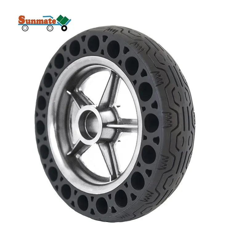 2024 Sunmate superior quality 8 inch 8.5 inch electric scooter front and rear wheel solid rubber tyre for 3 wheels scooter