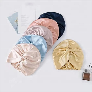 <span class=keywords><strong>Bonnet</strong></span> de nuit en <span class=keywords><strong>satin</strong></span> double couche pour femmes de luxe <span class=keywords><strong>Bonnet</strong></span> de <span class=keywords><strong>cheveux</strong></span> en soie solide pour la protection des <span class=keywords><strong>cheveux</strong></span> bouclés élastique quotidien et sommeil - Product Image 6