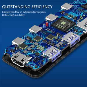 9 Trong 1 USB C 3.2 10Gbps <span class=keywords><strong>HDMI</strong></span> Docking Station USB3.0 100W Pd Sạc TF SD 9 Cổng Multiport Loại C Hub Cho Máy Tính Điện Thoại Máy Tính Tablet - Product Image 6