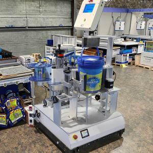 Orshang เครื่องติดฉลากถังกึ่งอัตโนมัติ<span class=keywords><strong>5</strong></span> & 20แกลลอนสติกเกอร์ถังขนาดใหญ่และบรรจุภัณฑ์ไม้ส่วนประกอบหลักพีแอลซี - Product Image 4